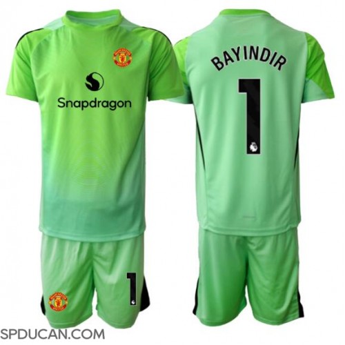 Dječji Nogometni Dres Manchester United Altay Bayindir #1 Golmanski Rezervni 2025-26 Kratak Rukav (+ Kratke hlače)